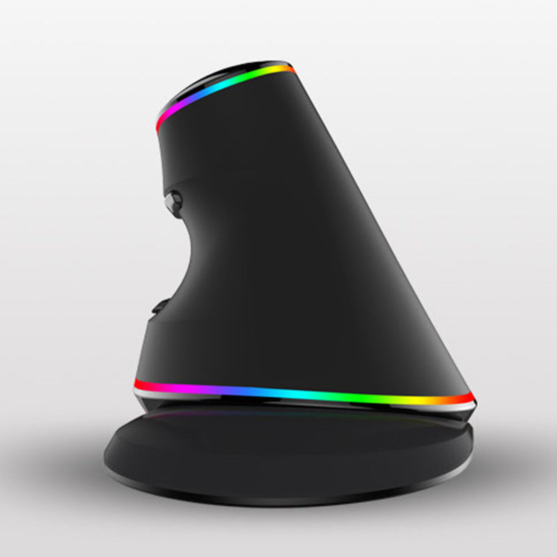 Ergonomic Vertical Gaming Mouse with 6 Buttons - Wired and Wireless Right-Handed Design for PC and Laptop Use