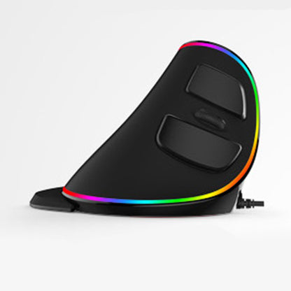 Ergonomic Vertical Gaming Mouse with 6 Buttons - Wired and Wireless Right-Handed Design for PC and Laptop Use