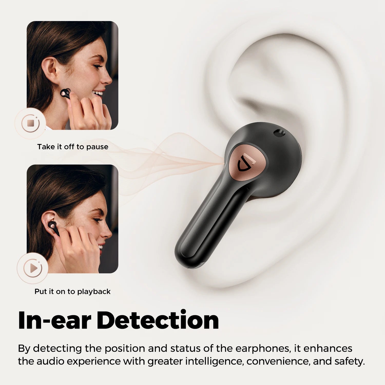 Air4 Pro ANC Bluetooth 5.3 Wireless Earbuds with Lossless Sound & Aptx Voice, Multipoint Connection, In-Ear Detection